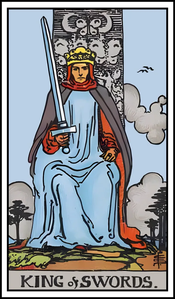 Carta de tarot Rey de Espadas